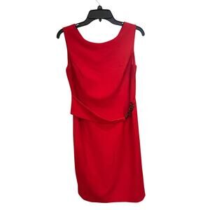 Ellen Tracy red dress size 8